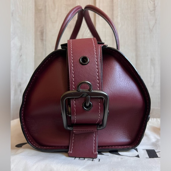 COACH 1941 Badlands Satchel With Western Rivets - Picture 8 of 16